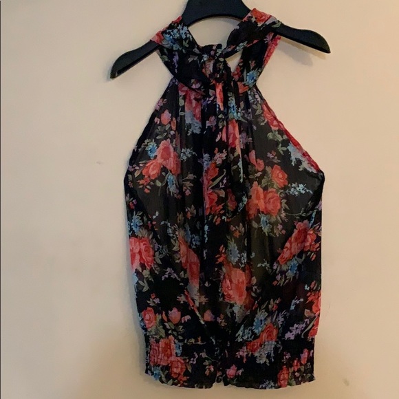 Floral Halter Top - Picture 2 of 2